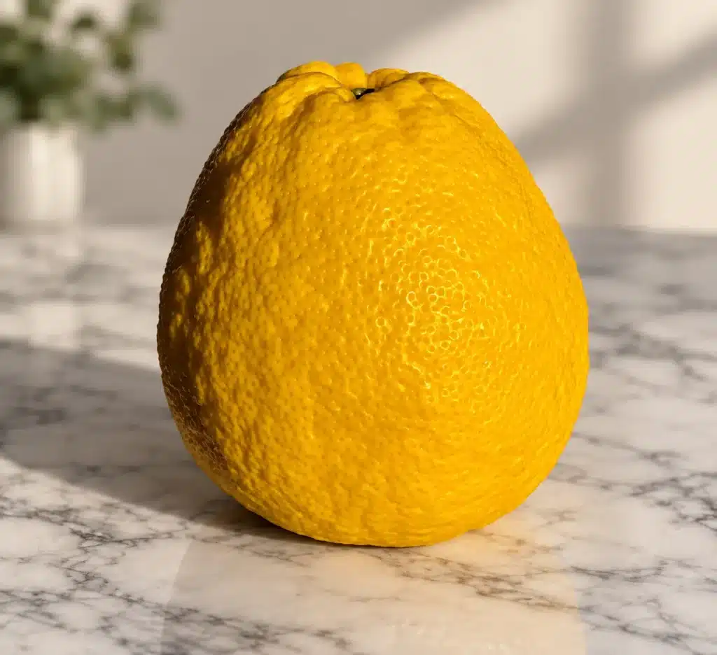 fruit du kinkonshui sur table en marbre